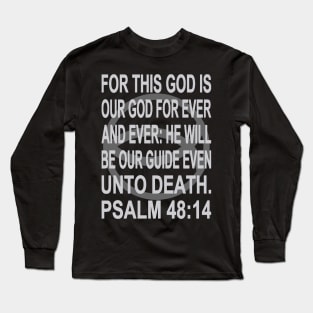 Black Ichthys – Psalm 48:14 Long Sleeve T-Shirt